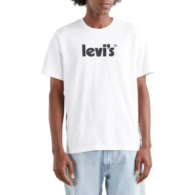 Imagen de Levi&#039;s Ss Relaxed Fit Tee Camiseta, Poster Logo White, S Hombre