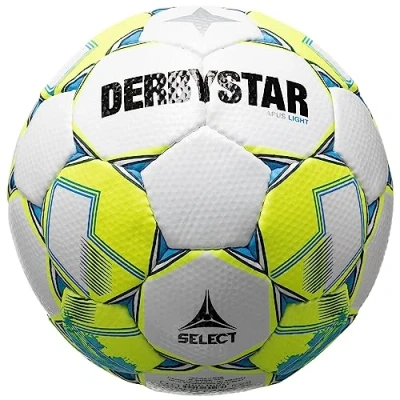Imagen de Derbystar Apus Light v23 Balón de fútbol Unisex Juvenil, Color Blanco y Amarillo, 4