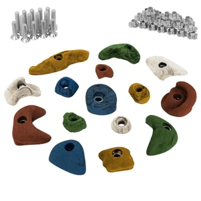 Imagen de ALPIDEX 15 presas Set de iniciación Tornillos y Tuercas inserción Inclusive, Mixto