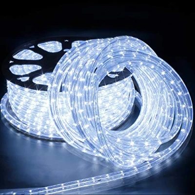 Imagen de Forever Speed 50M Tubo de LED Manguera Luces Tira Exterior e Interior Blanco Frío,Tiras Adecuado para Decoración Iluminación Navidad, Halloween, Boda,Fiesta, Hotel, Jardín