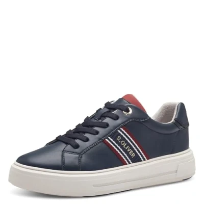 Imagen de s.Oliver Zapatillas Bajas para Mujer 5 23609 43, Azul Marino, 37 EU