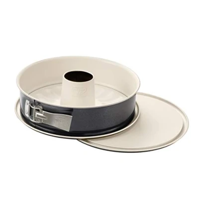Imagen de Dr. Oetker molde desmontable con base plana y tubular de 26 cm diámetro, para tartas 2 estantes
