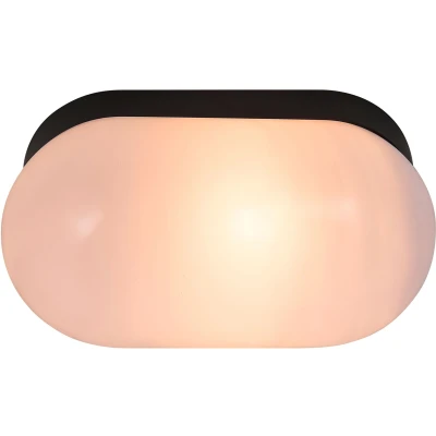 Imagen de Nordlux Aplique Foam en forma ovalada con IP44, negro