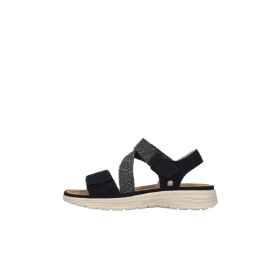 Imagen de Rieker V8574, Sandalias de cuña Mujer, Negro, 37 EU