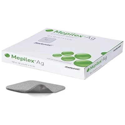 Imagen de Molnlycke Mepilex AG Apósito hidráulico celular, 10 x cm, pack de 5