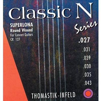 Imagen de Thomastik Cuerda La5 .035 acero plateado y entorchado en cobre CR35 para Guitarra Clásica Classic N Series Superlona ligero juego CR128, CR127