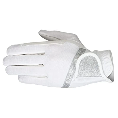 Imagen de PFIFF 102777 Glamour Guante de equitación, Color Blanco 12