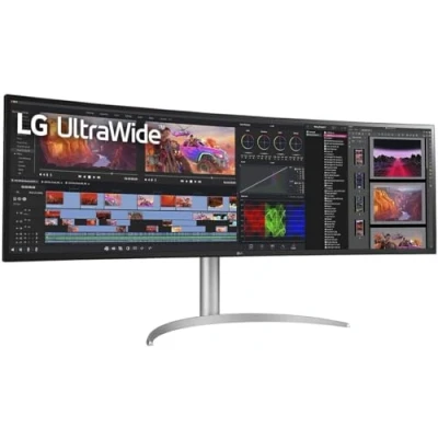 Imagen de LG Electronics 49WQ95X W.AEU IPS 32:9 UltraWide Monitor 49&quot; (124,46 cm), QHD Wide 1440p, Curved TFT LCD Activ Matrix con White LED Backlight, Antideslumbrante, Blanco
