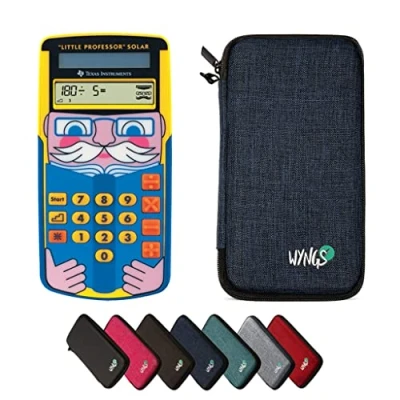 Imagen de CALCUSO Paquete Básico Azul con Calculadora TI Little Professor Solar