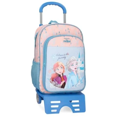 Imagen de Disney Believe In The Journey Equipaje Bolsa de Mensajero, Niñas, Azul