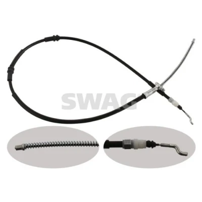 Imagen de SWAG 30 93 6711 Cable de Freno Mano Atrás derecha, izquierda 1596