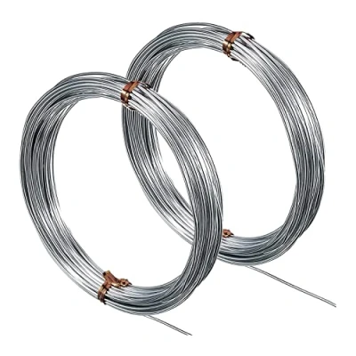 Imagen de 1.0mm 16FT y 2.0mm 3FT 304 Alambre de acero inoxidable para manualidades Manuales Artes Artesanías Baile Esculpir Artístico Fabricación Joyería