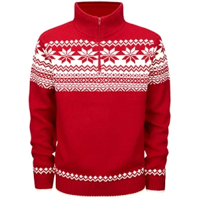 Imagen de Brandit Troyer Norweger Jersey de punto, Hombre, Talla: XXL, Red