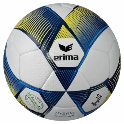 Imagen de Erima Hybrid Futsal 2.0 Fútbol Juventud Unisex, New Navy/Amarillo, 4