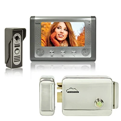 Imagen de Kit de video portero SilverCloud House 715 con pantalla LCD 7 pulgadas y YR300 electromagnética Yala