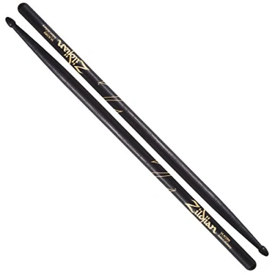 Imagen de Zildjian 5A Baquetas, Acorn Tip, color negro