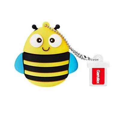 Imagen de GARRULAX Memoria USB, Pendive USB 2.0, Premium Impermeable Cute Animal Silicona 8GB / 16GB 32GB Alta Velocidad Pen Drive Memory Stick Flash Memorias