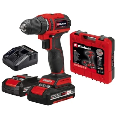 Imagen de Einhell Taladro atornillador con batería TE CD 18/40 Li BL Power X Change (iones de litio, 18 V, 40 Nm, motor sin escobillas, electrónica velocidad, 2x 2,0 Ah y cargador rápido)