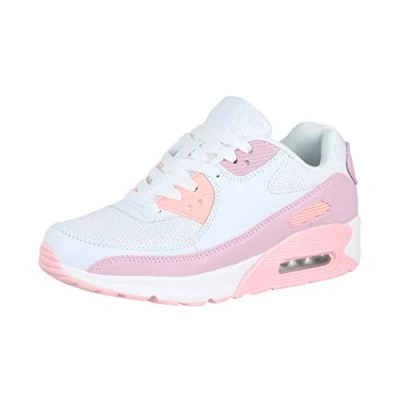 Imagen de Elara Zapatillas de Deporte Chunkyrayan Rosa MEL0391 Weiss Pink 41
