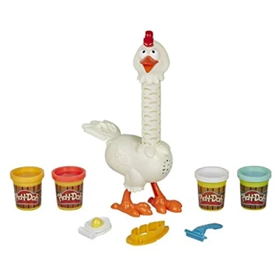 Imagen de Hasbro E6647 Play Doh Gallina Plumas Divertidas, Multicolor