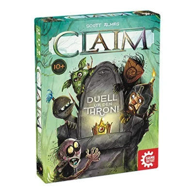 Imagen de Game Factory Claim 646222 el Duelo por Trono, Juego de Cartas, Puntadas para 2 Jugadores