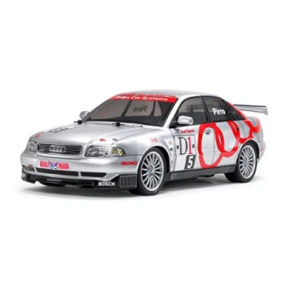 Imagen de Tamiya 47414 1:10 RC Audi A4 Quattro Touring TT 01E Kit para Montar, Audi, teledirigido, Coche, Coche de Carreras, modelismo, construcción, sin Pintar