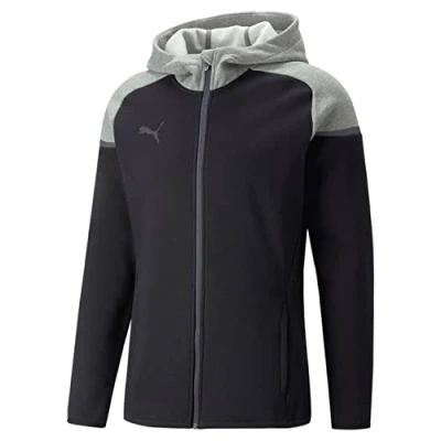 Imagen de PUMA Teamcup Casuals Hooded Jkt Chaqueta con Capucha, Hombre, Negro Black, S
