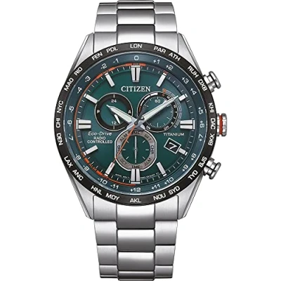Imagen de Citizen Reloj Cronógrafo para Hombres de Cuarzo japonés con Correa en Titanio CB5946 82X