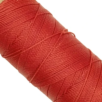 Imagen de Linhasita Bobina hilo encerado 100gr / 170 metros 1 mm de grosor poliester (Rojo)