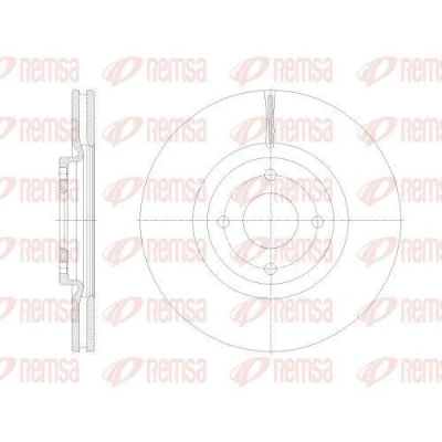 Imagen de REMSA Disco de freno Eje delantero 300mm 25mm 4 ventilado 62531.10 2147409,GN151125CA Discos freno,