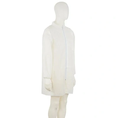 Imagen de 3M B4400BS 4400 Bata/Visita en polipropileno, Blanca, talla S