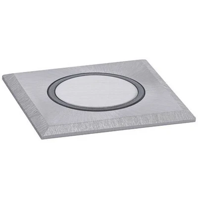 Imagen de Paulmann 94364 Luminaria exterior LED empotrable en el suelo IP65, cuadrada, incl. 1x2 W, inox mate, luz exterior, acero inoxidable, plástico, 3000 K