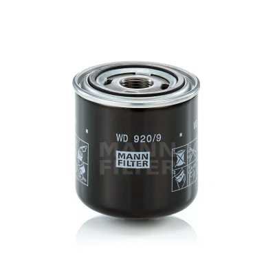 Imagen de MANN FILTER WD 920/9 Filtro de aceite 1 12 UNF 1B con válvula bloqueo retorno enroscable