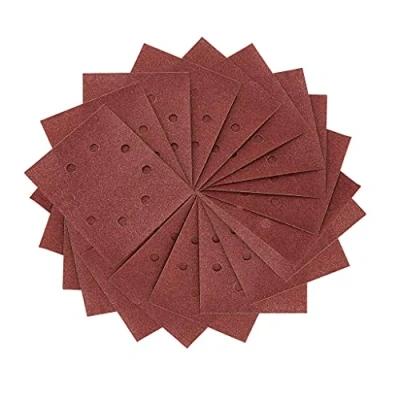 Imagen de DeWalt DT3014 QZ Lija 1/4 de hoja 115 x 140 mm perforada, grano 100, para el lijado en seco maderas y pinturas