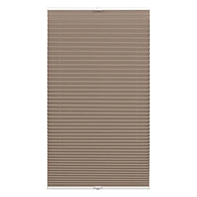 Imagen de GARDINIA Estor plisado Concept Luz diurna, Opaco, Plegable, Deja pasar la luz, Ajustable, Fácil de acortar en anchura, Blanco, 45 x 130 cm