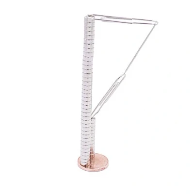 Imagen de Brudazon 100 Mini imanes Discos 5x2mm N52 Nivel más Fuerte Los de neodimio Ultra Fuertes Imán del Poder para la Toma Modelo, Foto, Pizarra Blanca Pequeño, Redondo y Extra