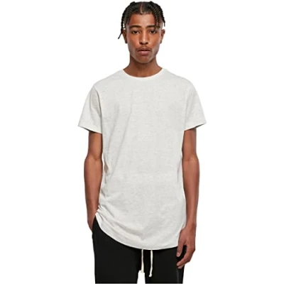 Imagen de Urban Classics Shaped Long tee Camiseta, Lightgrey, XL para Hombre