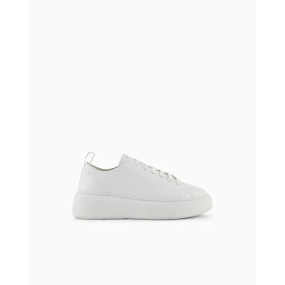 Imagen de Armani Exchange Mujer The Super Sneaker Zapatillas, Optic White, 40.5 EU