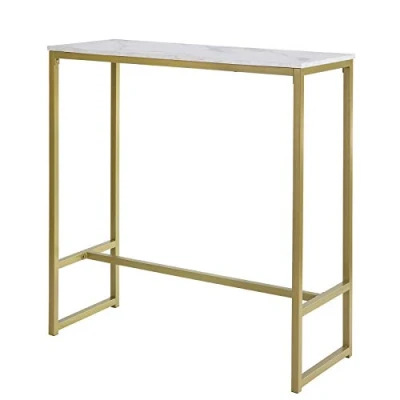 Imagen de SoBuy FSB34 G Mesa de Entrada Recibidor Consola Dorado 100 x 106 40 cm ES