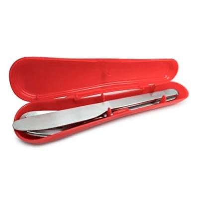 Imagen de Nerthus FIH 460 Set de Cubiertos portatil Acero Inoxidable, INOX