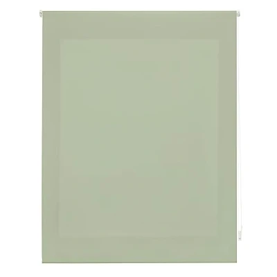 Imagen de INTERBLIND Estor Premium Enrollable Translúcido Liso de 80x175 cm (Ancho por Alto) Medida la Tela 77x170 Verde Pastel Ventanas