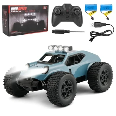 Imagen de Comius Sharp Coche Teledirigido, Teledirigido De Alta Velocidad 1/20 25km/H, Todo Terreno Todoterreno con Luces Led, Regalo para Niños 7 A 14 Años(Rojo)