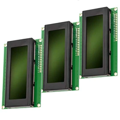 Imagen de AZDelivery 3 x HD44780 2004 LCD Display 4x20 Caracteres con Fondo Verde y Negros Compatible Arduino Raspberry Pi E Book Incluido!