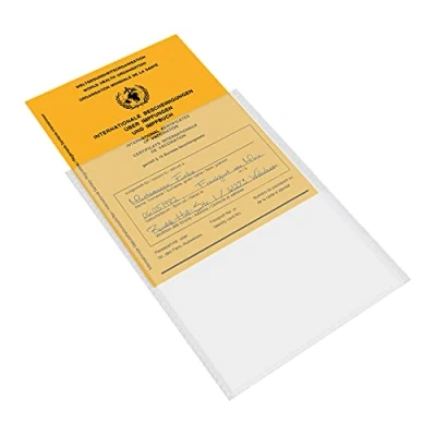 Imagen de mtb more energy® 1 Funda para carnet de vacunación transparente cartilla
