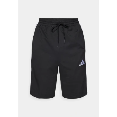 Imagen de adidas Hombre Essentials Three Stripes Single Jersey Short 10IN, Black/White, 3XL