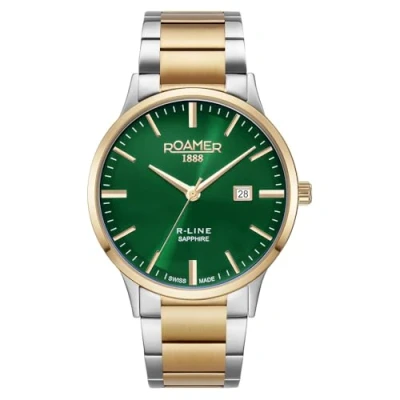 Imagen de Roamer R Line Classic 718833 48 75 70 Reloj de pulsera para hombre (43 mm, acero inoxidable)