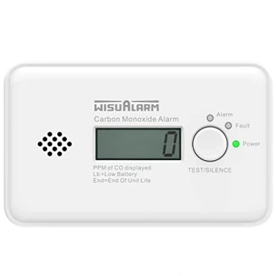 Imagen de Detector de monóxido Carbono,Detector CO con 10 años batería,Alarma Pantalla Digital LCD,Alarma Batería Baja,EN 50291,Detector Alarma
