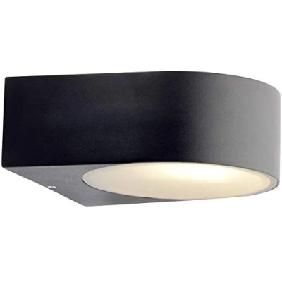 Imagen de Brilliant AG 96104/06 aplique exterior Metal/Cristal 60 W E27 negro