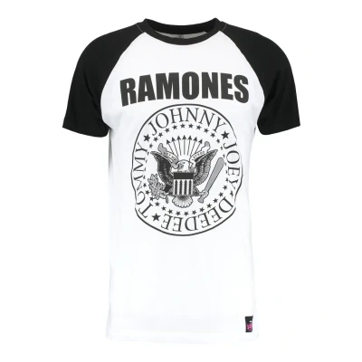 Imagen de Mister Tee Ramones Camiseta estampada, Hombre, Talla: Medium, White/black