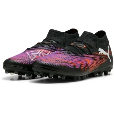 Imagen de Puma Future 8 Match MG Botas de fútbol con tacos, Hombre, Talla: 42, Black/white/glowing red Zapatos
